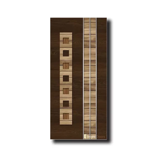 Dark Sepia With Decorative Teak Box Door Design | GAA008
