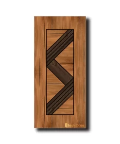 Zigzag Fusion: Modern Door with Distinctive Design | GAA018