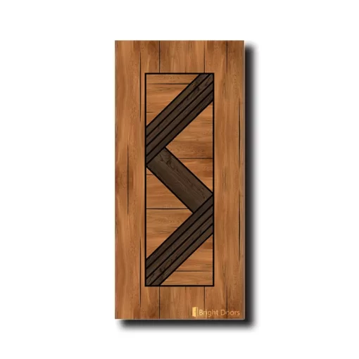 Zigzag Fusion: Modern Door with Distinctive Design | GAA018