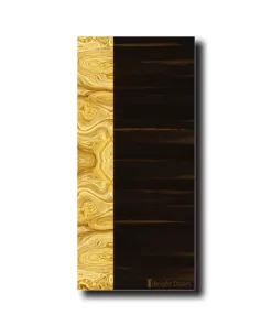 Opulent Golden Finish Interior Door: Luxury Redefined | GAA029