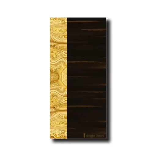 Opulent Golden Finish Interior Door: Luxury Redefined | GAA029