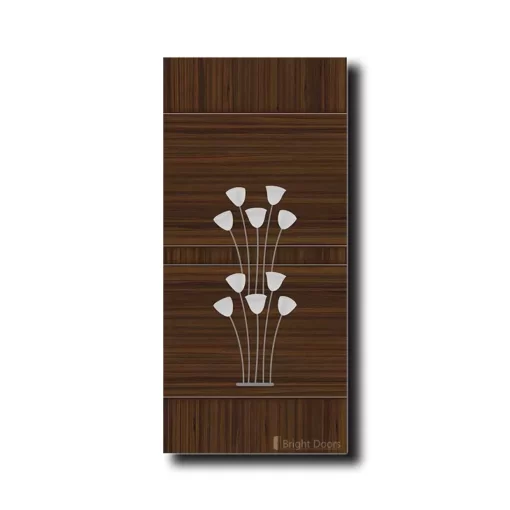 Walnut Tulip Design Bedroom Doors | GAA046