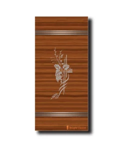 Elegant Cross and Floral Design Door | GAA049