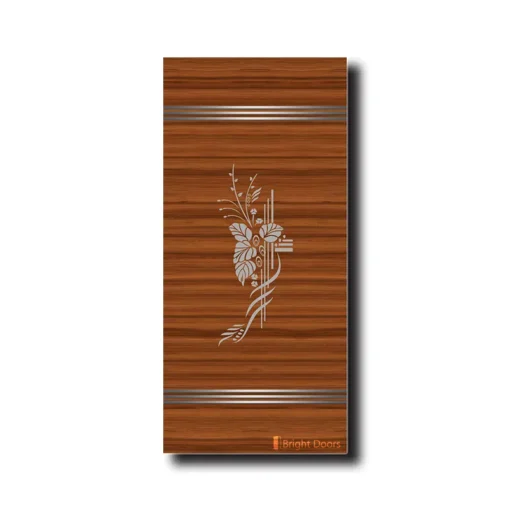 Elegant Cross and Floral Design Door | GAA049