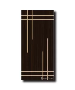 Black And Gold Door Design | GAA050