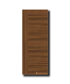 Sophisticated Wood-Grain Texture WPC Door | WAA054