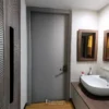 Premium WPC Grey Door for Bathroom | WAA074