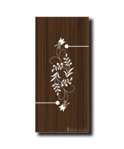 Walnut Oak Minimal Door Design | GAA007