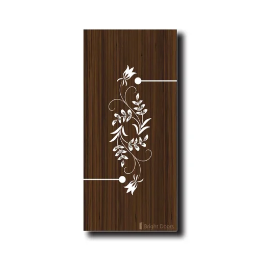 Walnut Oak Minimal Door Design | GAA007