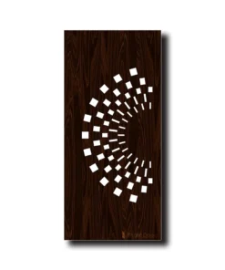 Dark Chocolate Teak Door Design | GAA009