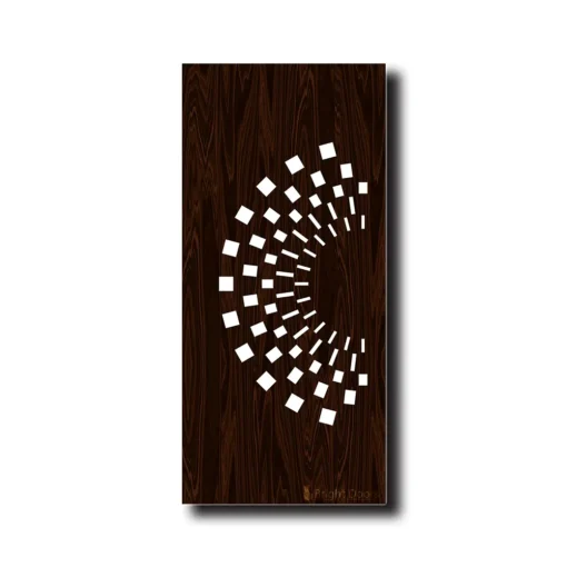 Dark Chocolate Teak Door Design | GAA009