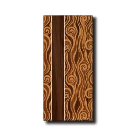 Luxury Swirls & Waves Interior Door Design | GAA026