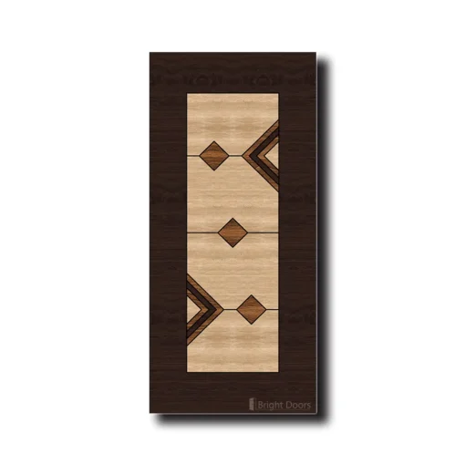 Geometric Pattern Door: Interior Elegance | GAA028