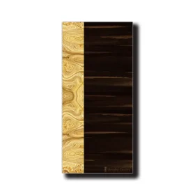 Opulent Golden Finish Interior Door: Luxury Redefined | GAA029