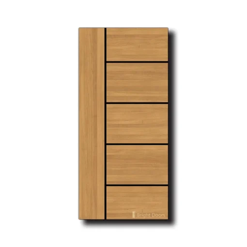 Unique 6-Panel Oak Design Door | GAA052