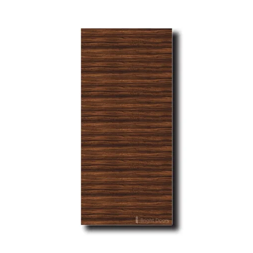 Rosewood-Grain Flush Door for Main Entrances | GAA063