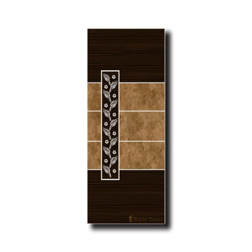 Zebrano Bantu UV-Printed WPC Bathroom Door | WAA005