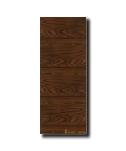 Walnut Design Bathroom Door | WAA060