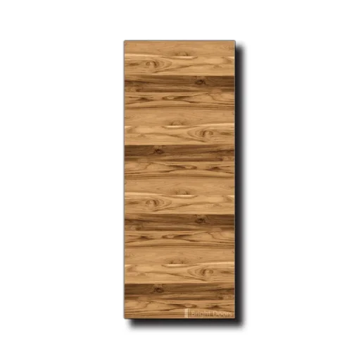 Teak-Inspired UV Printed WPC Doors | WAA061