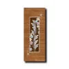 Floral Elegance: UV-Printed WPC Bathroom Doors | WAA069